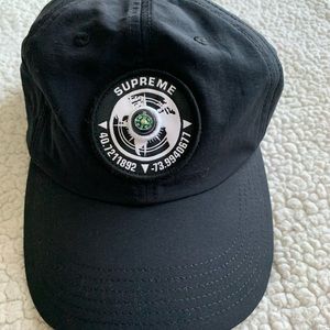 SUPREME COMPASS 6 PANNEL HAT (BLACK)